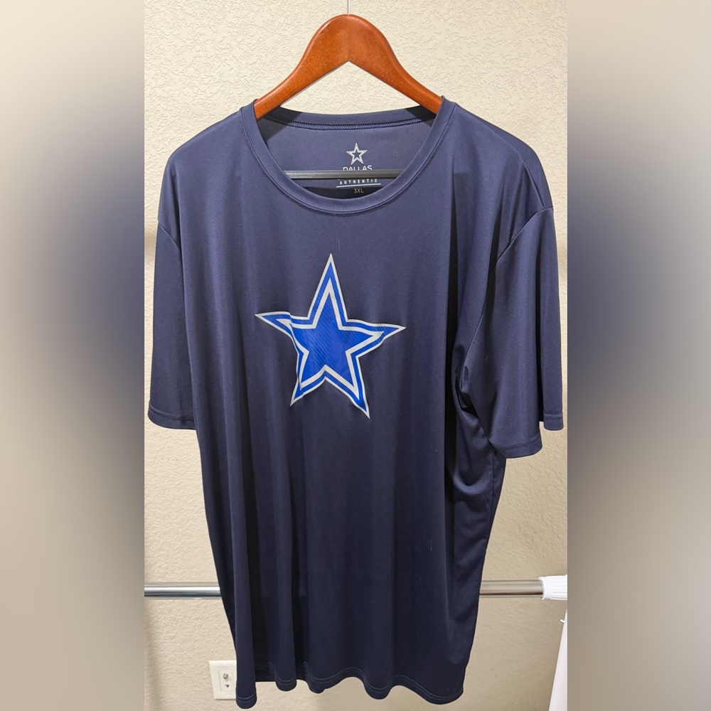 NFL Dallas Cowboys Dry Fit Navy Blue Star Men's Tee